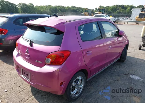 2015 Mitsubishi Mirage De/Rf из США, поврежденный, VIN ML32A3HJ0FH041004